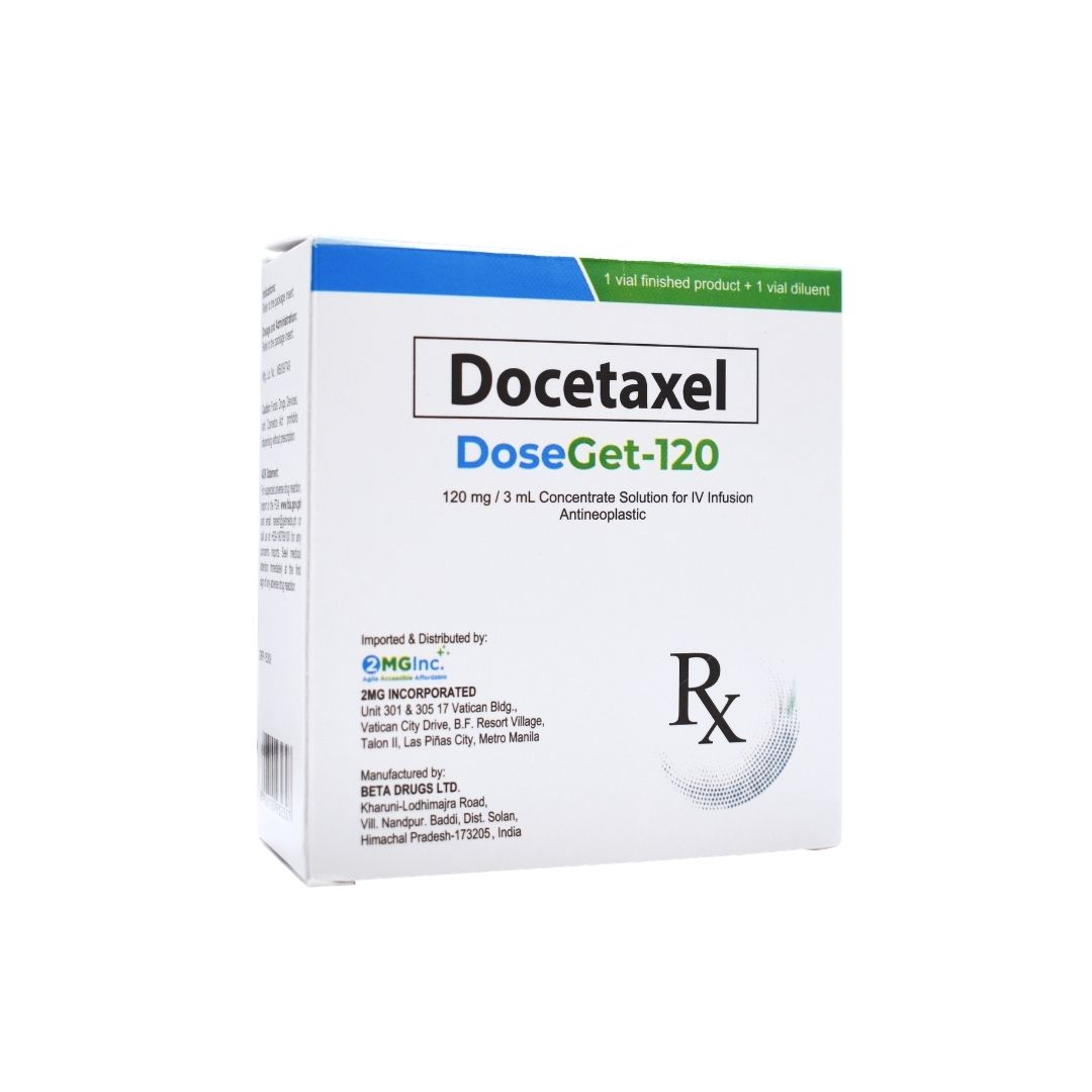 Docetaxel (as trihydrate) 120