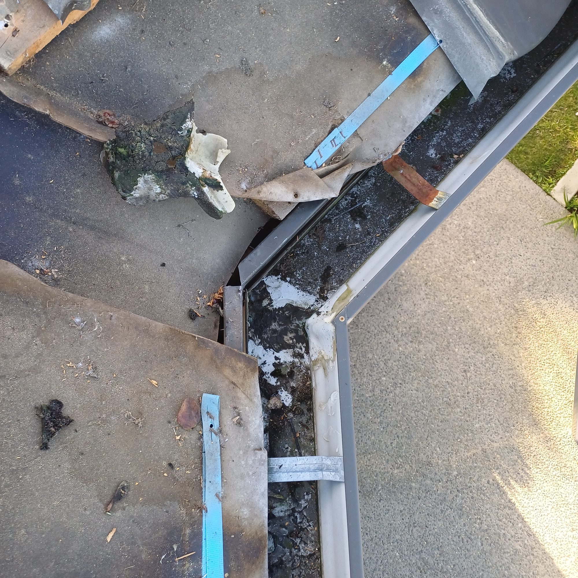 blocked gutter
