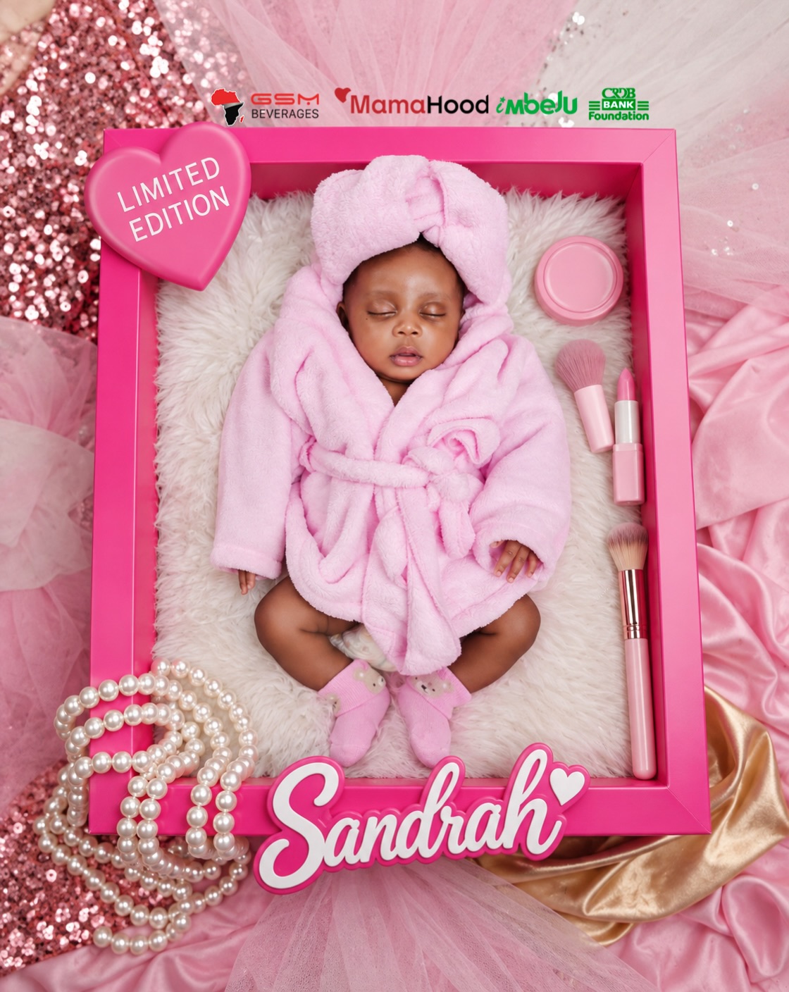 Diamond Platnumz and Zuchu daughter Sandrah Naseeb