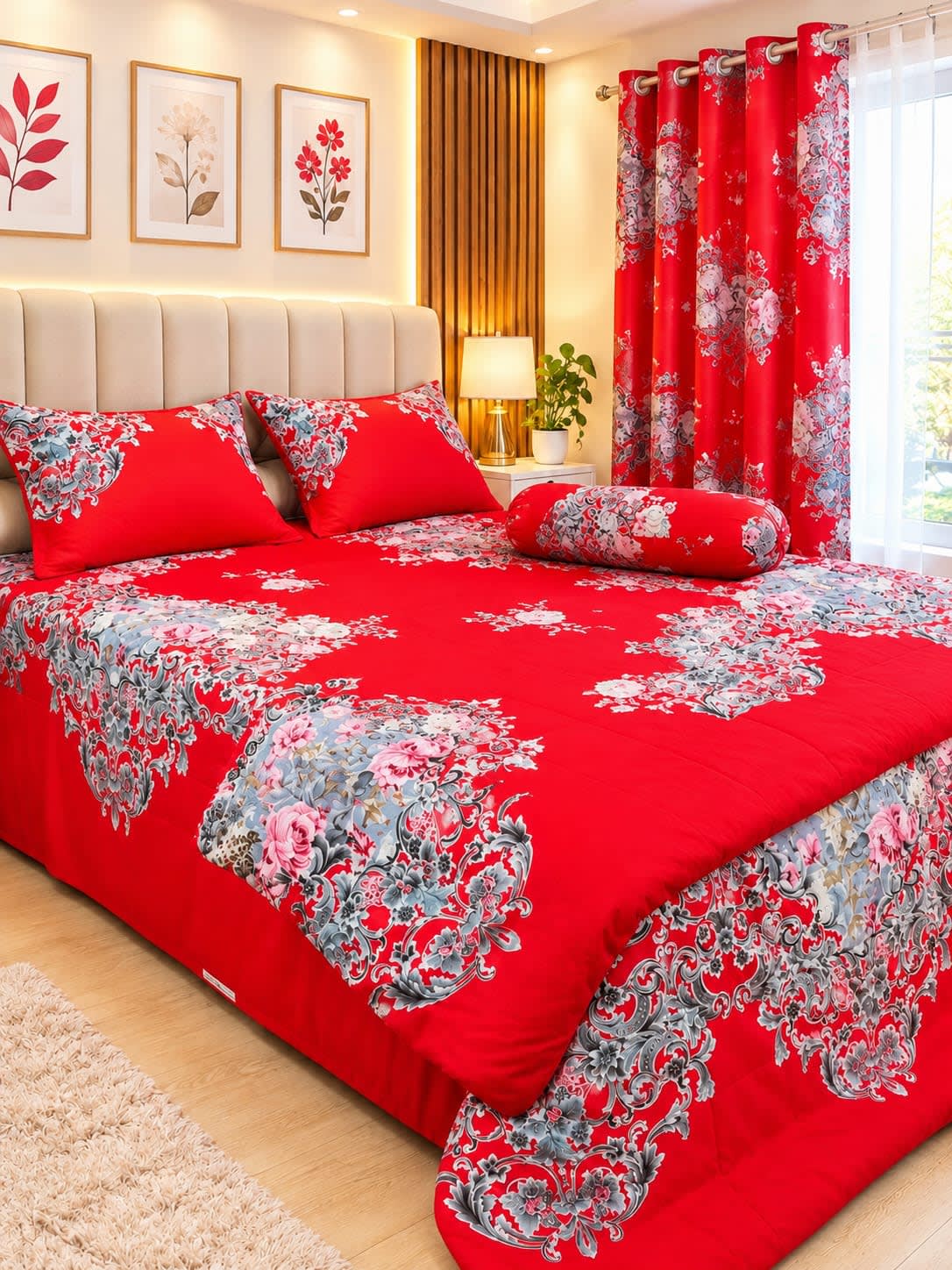Twill Cotton King Size Bed Sheet – Beige Leopard – Sleep Sheet Bangladesh