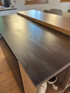 Isola moderna nero opaco e rovere — foto 5