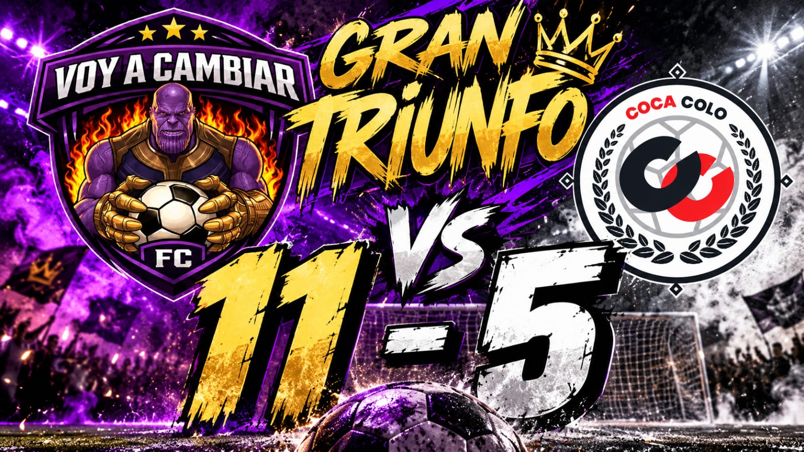 Control absoluto y juego limpio: Voy A Cambiar FC se impone 11-5 ante Coca Colo en Tercer Tiempo