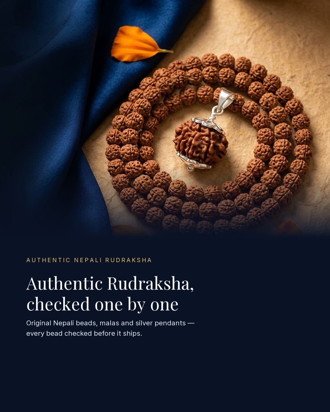 Authentic Nepali Rudraksha beads and malas
