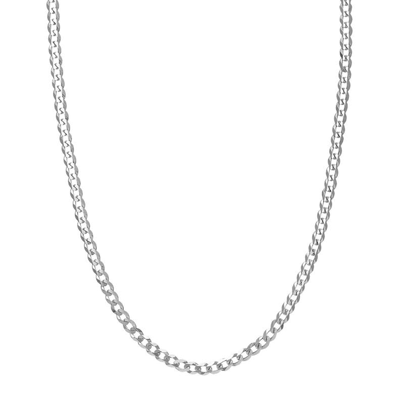 Cuban Curb Link Silver Chain