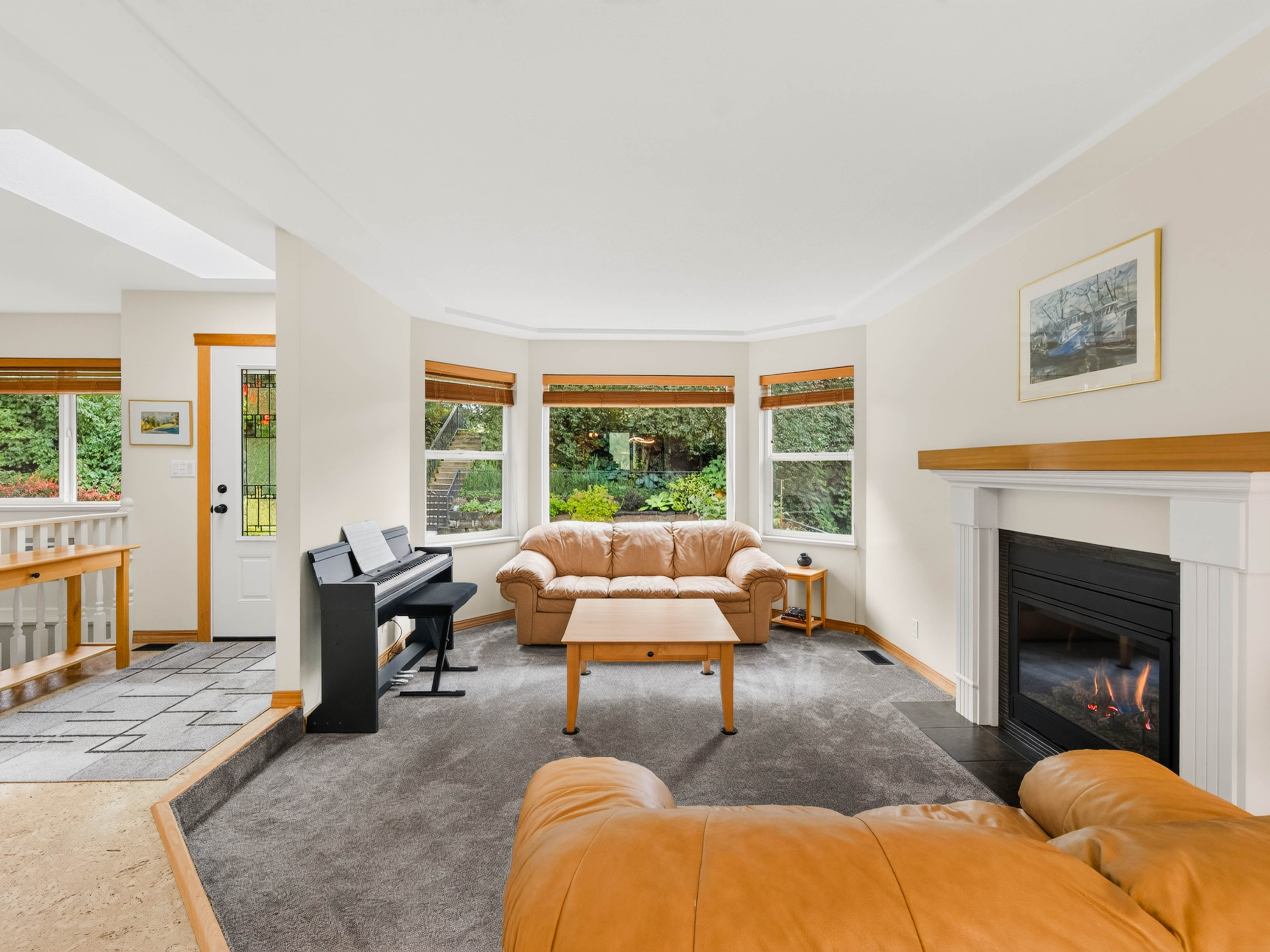 Open dining and living area at 1007 Hoover Street Nelson BC