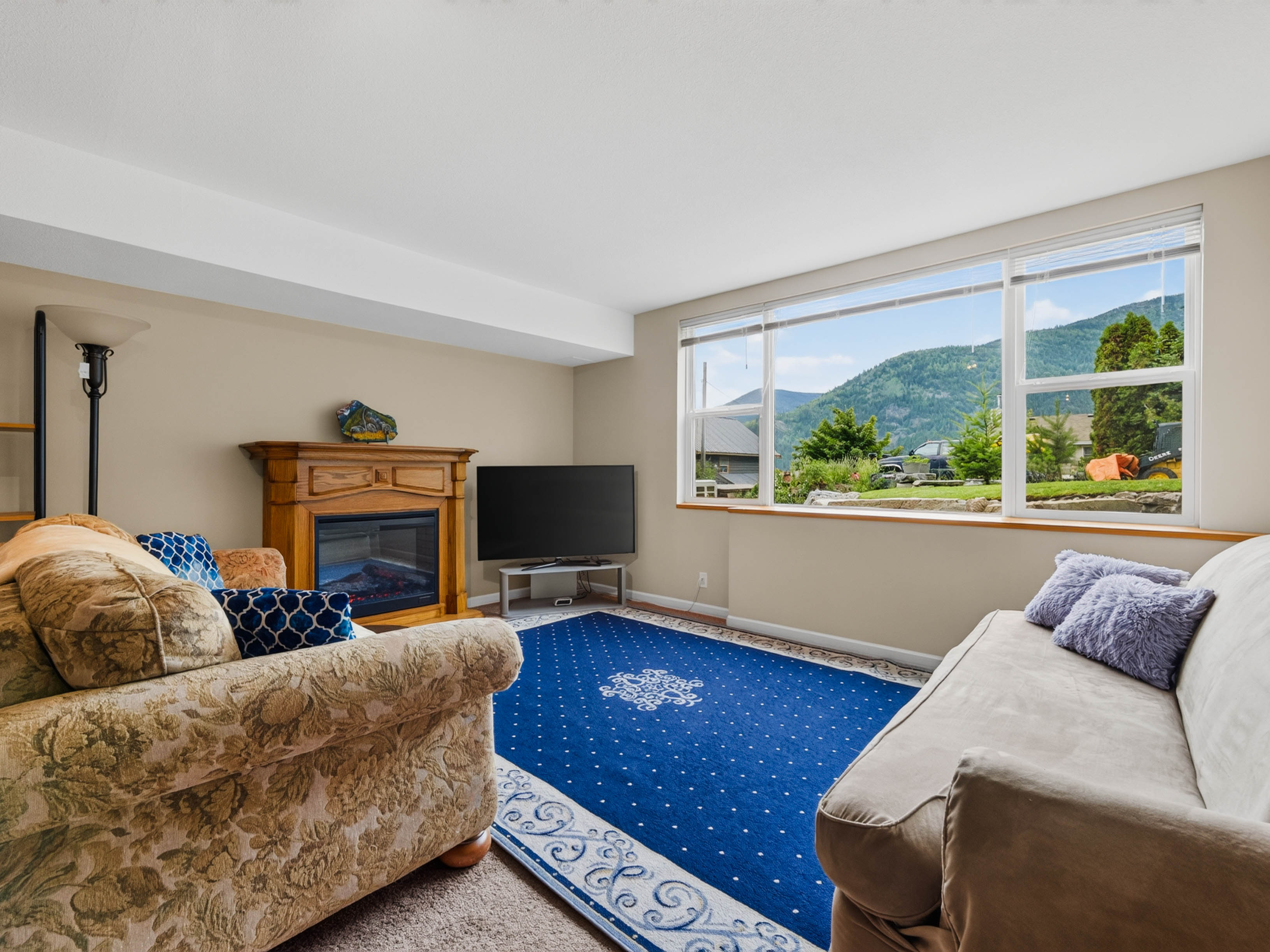 Lower level flexible living space at 1007 Hoover Street Nelson BC