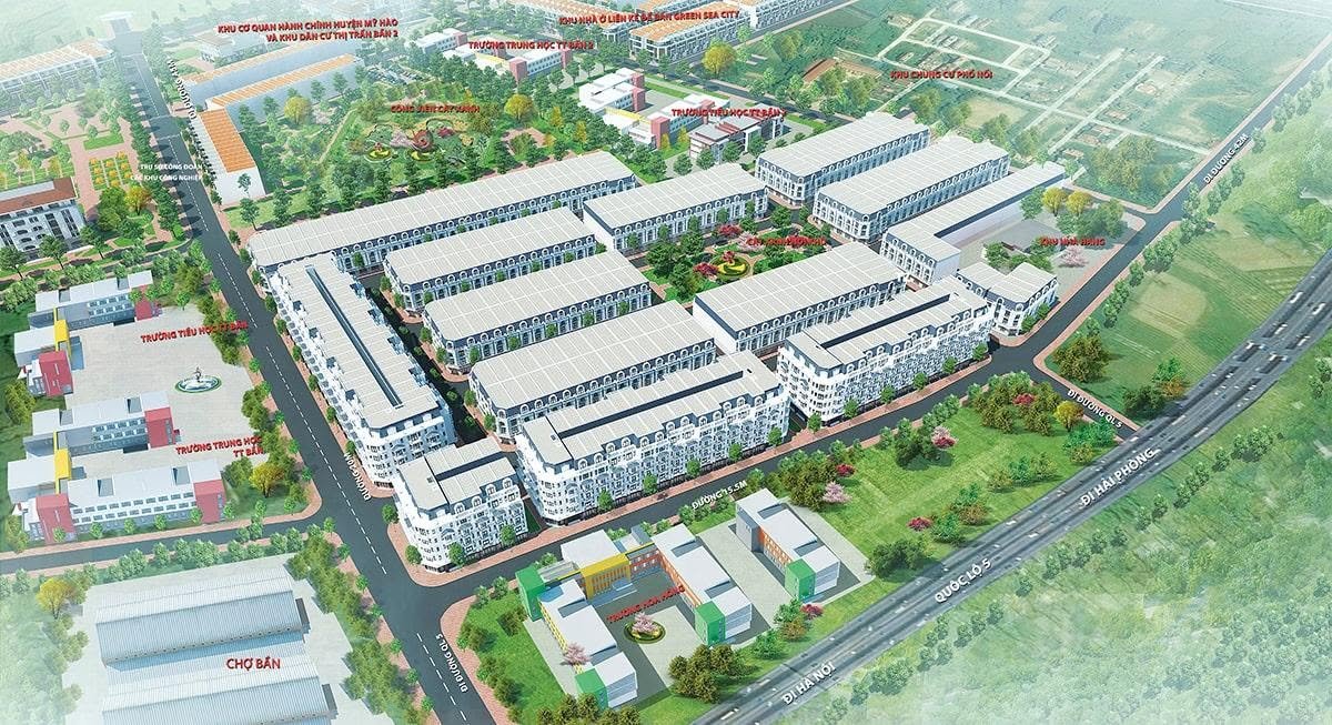 Dự án Phúc Thành 3 – Khu nhà ở liền kề đẳng cấp tại trung tâm Bần Yên Nhân, Thị xã Mỹ Hào, Hưng Yên