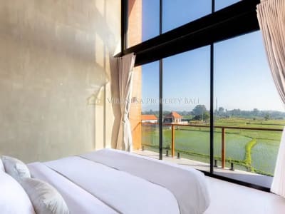 Dua Villa Modern dengan 180° Rice Field View di Ubud - Thumbnail 10