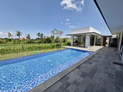 DISEWAKAN VILLA MODERN FULL FURNISHED DI UBUD - Thumbnail 1