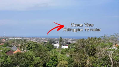 Tanah View Laut Dekat Pantai Lingkungan Villa Ungasan Uluwatu - Thumbnail 6