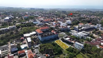 Tanah View Laut Dekat Pantai Lingkungan Villa Ungasan Uluwatu - Thumbnail 5