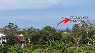 Tanah View Laut Dekat Pantai Lingkungan Villa Ungasan Uluwatu - Thumbnail 4