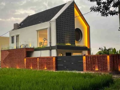 new villa for sale with rice field view in Ubud - Thumbnail 1