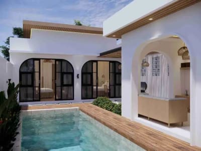 VILLA DENGAN TANAH 250M2 AREA PECATU ULUWATU - Thumbnail 1