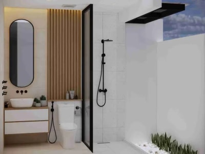VILLA DENGAN TANAH 250M2 AREA PECATU ULUWATU - Thumbnail 9