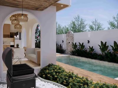 VILLA DENGAN TANAH 250M2 AREA PECATU ULUWATU - Thumbnail 3