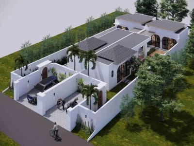 VILLA DENGAN TANAH 250M2 AREA PECATU ULUWATU - Thumbnail 2