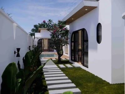 VILLA DENGAN TANAH 250M2 AREA PECATU ULUWATU - Thumbnail 7