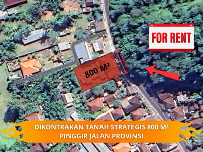 DIKONTRAKAN TANAH STRATEGIS 800 M² PINGGIR JALAN PROVINSI SEBELAH PERTASHOP PADANGBAI - Thumbnail 1