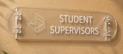 Modern Minimalist Desk Nameplate