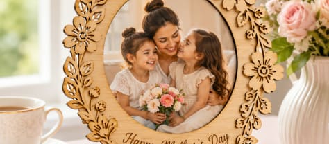 Mother's Day Wooden Picture Frame