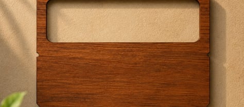Traditional Wooden Desk Nameplate