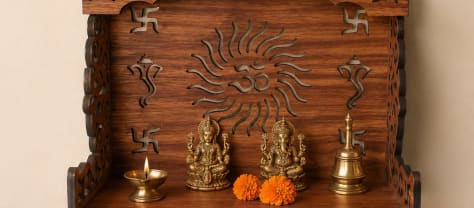 Traditional Wooden Home Temple