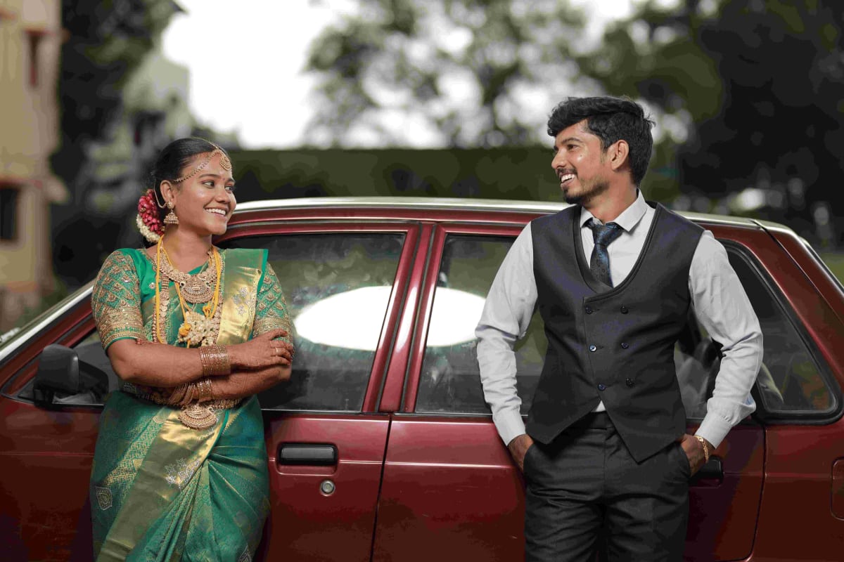 Beautiful Wedding Couple Portrait in Madurai | Best Wedding Photography