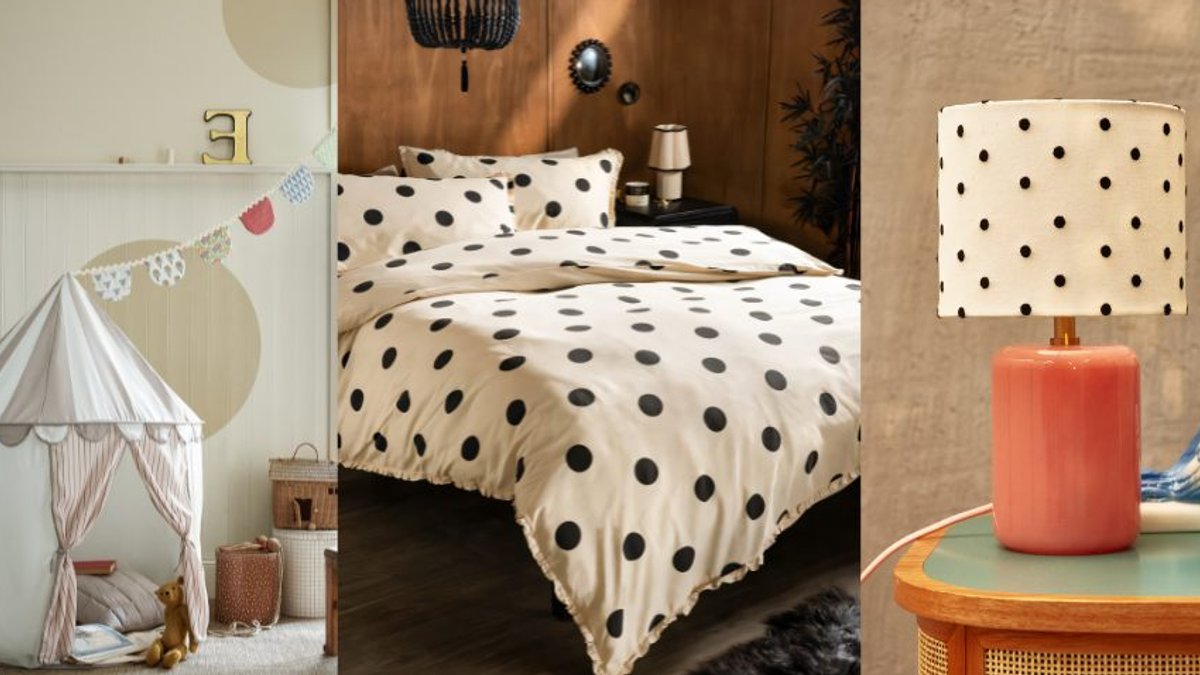Polka dots update homeware and wallpaper styles - polka dots