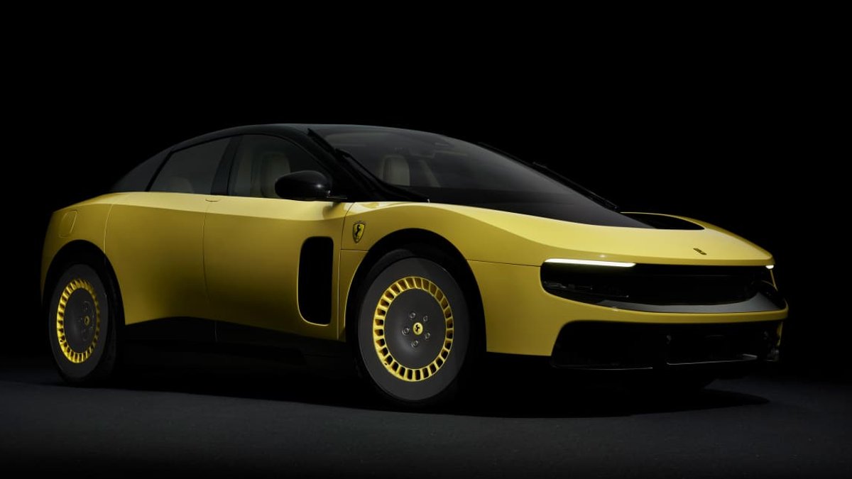 Ferrari unveils 1035bhp four-door with unique wipers Ferrari unveils 1035bhp four-door with unique wipers - electric ferrari