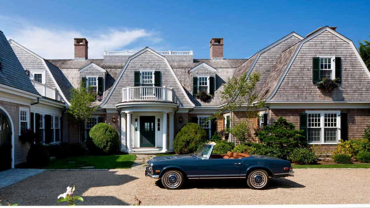 Martha's Vineyard shingle home offers water views from every room - martha's vineyard shingle home