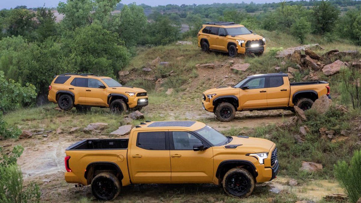 Toyota unveils honey‑hued 2027 TRD Pro lineup Toyota unveils honey‑hued 2027 TRD Pro lineup - 2027 trd pro