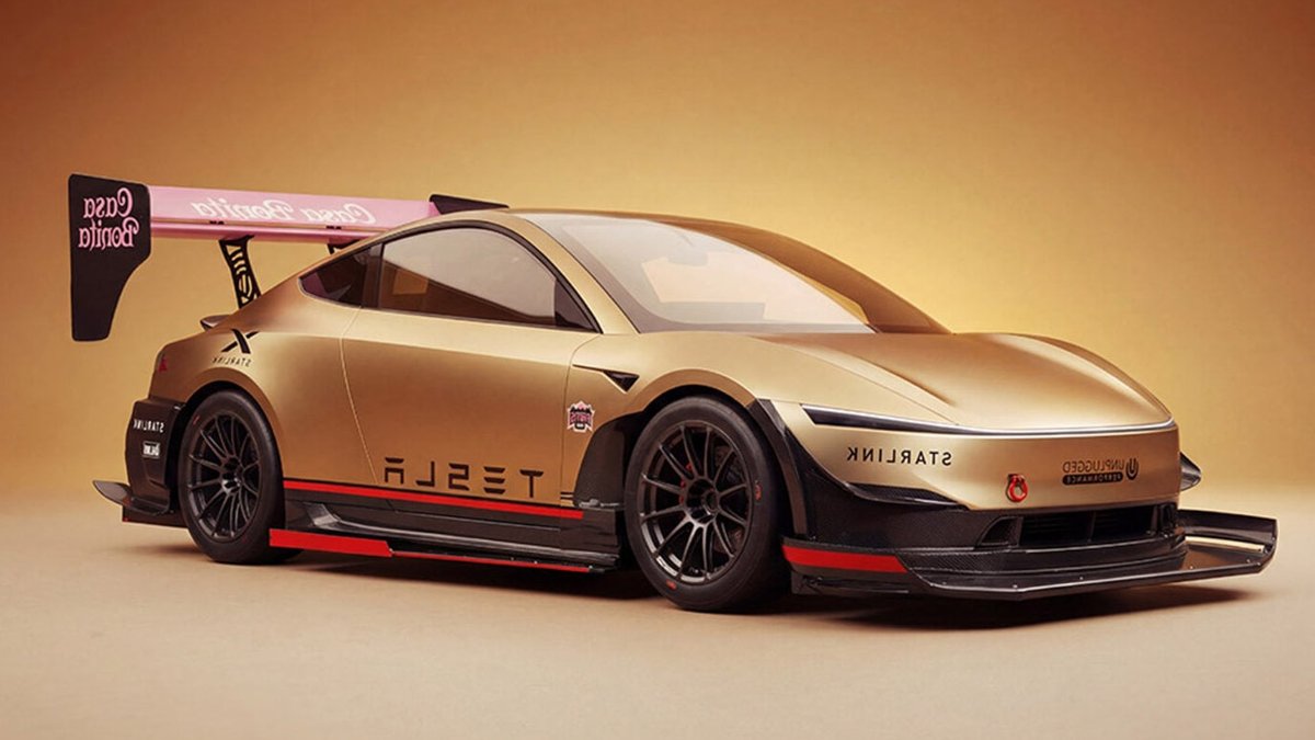 Tesla Cybercab becomes autonomous Pikes Peak racer Tesla Cybercab becomes autonomous Pikes Peak racer - autonomous racer
