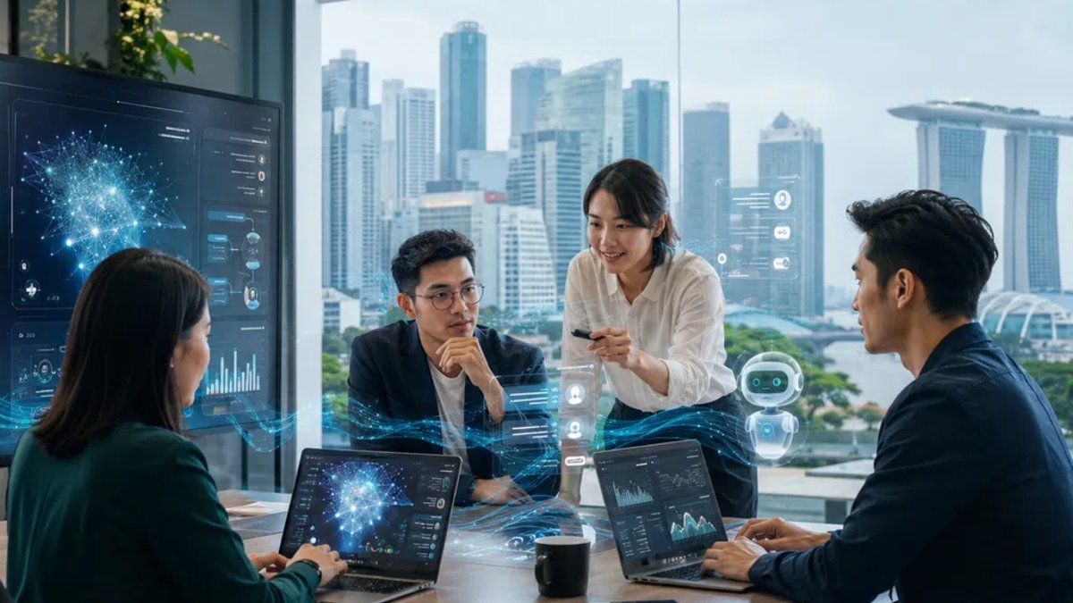 Singapore workers surge ahead in AI employers lag Singapore workers surge ahead in AI employers lag - singapore ai adoption