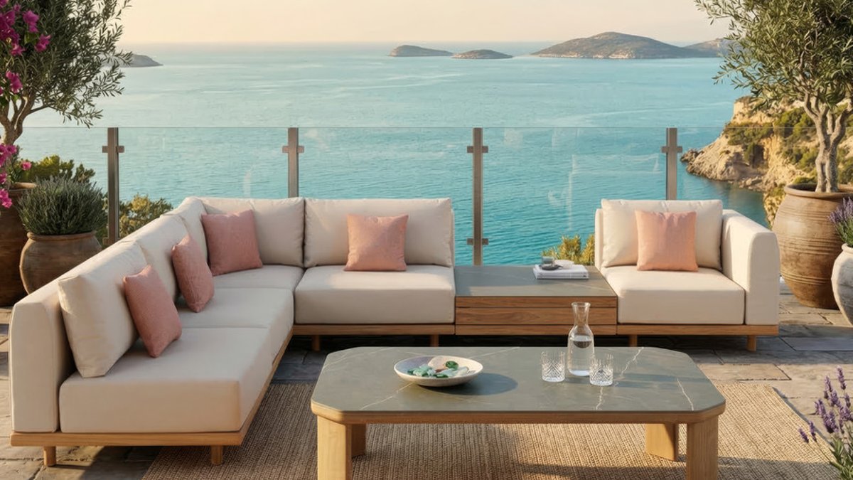 Elegant outdoor furniture blends form and function - outdoor furniture