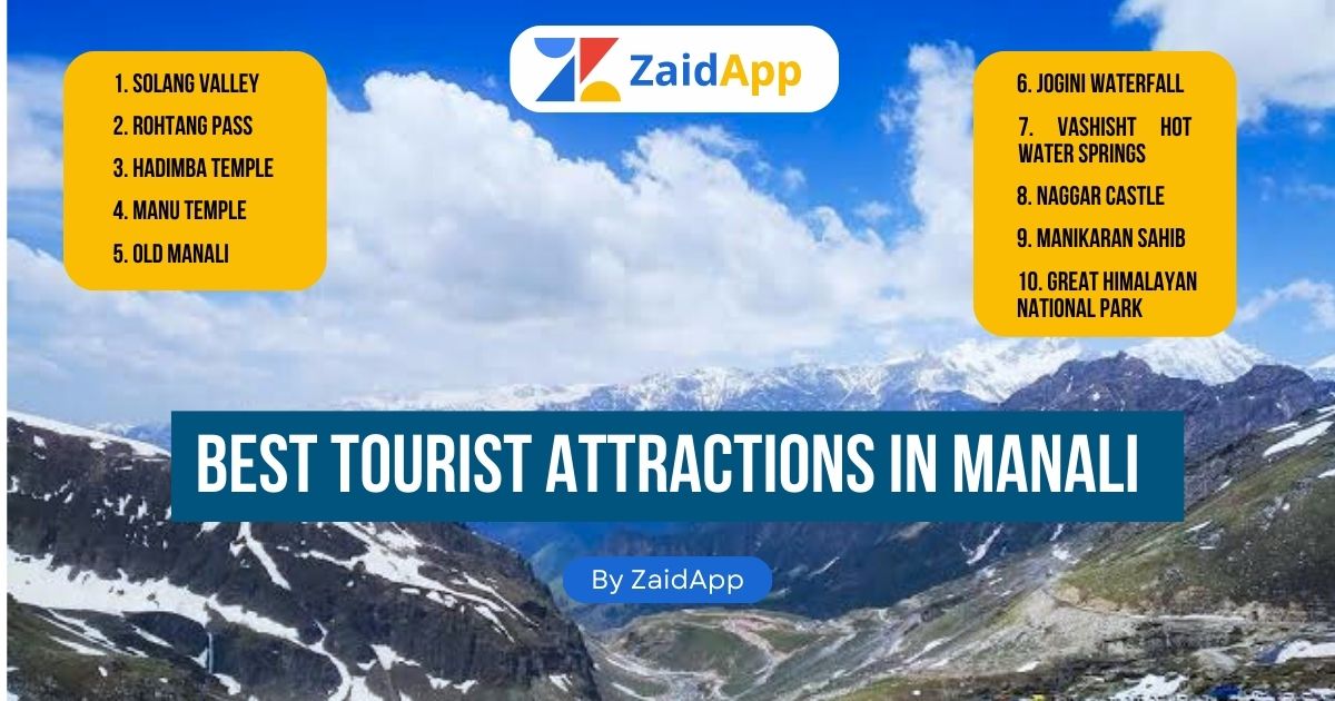 Best Tourist Attractions in Manali