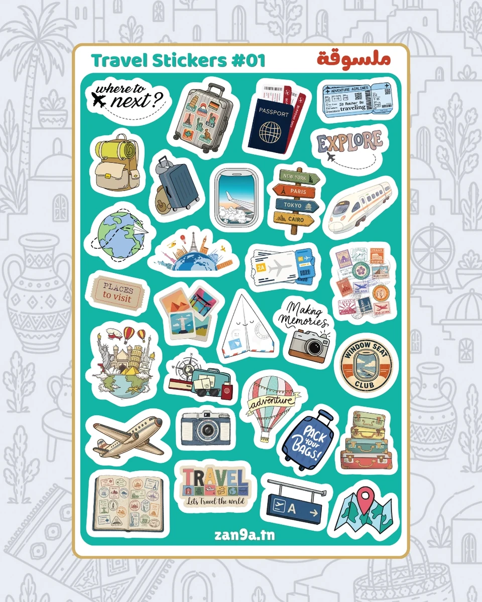 Travel Stickers #01