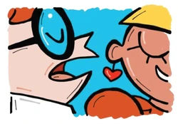 ستيكر Dexter's Laboratory STK-2204