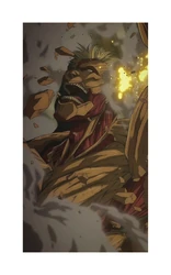 ستيكر AOT Armored Titan Art STK-261