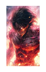 ستيكر AOT Attack Titan Art STK-263