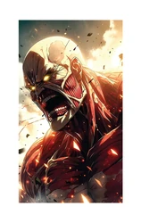 ستيكر AOT Colossal Titan Art STK-264
