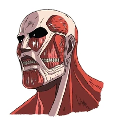 ستيكر AOT Colossal Titan STK-7