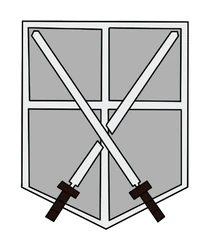 ستيكر AOT Emblem Trainee Crops STK-11