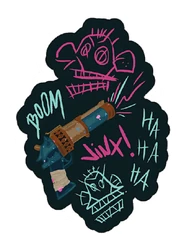 Arcane Jinx Gun sticker STK-19