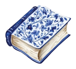 ستيكر Blue Tunisian Book STK-339