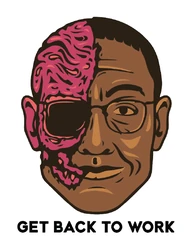Breaking Bad Gus Head sticker STK-28