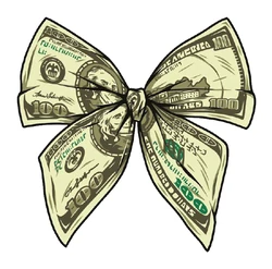 Sticker Butterfly Money STK-34