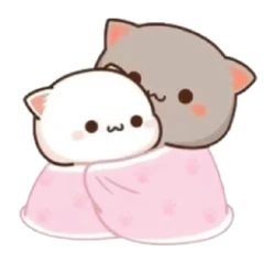 ستيكر Cat Cute Blanket STK-35