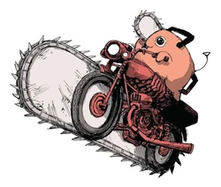 ستيكر Chainsaw Man STK-1375