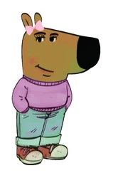 ستيكر Chill Guy Girl STK-47